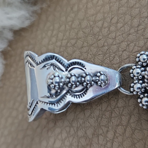 Incredible Native American Navajo 2 Stone Blue Ridge Turquoise Pendant 🩵🎁💙 - Picture 9 of 13